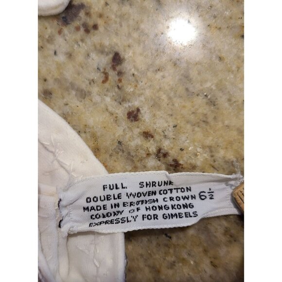 Vintage Size S 6.5 Ivory Cotton Beaded Waterfall Formal 12.5" Long Gloves - Picture 14 of 16